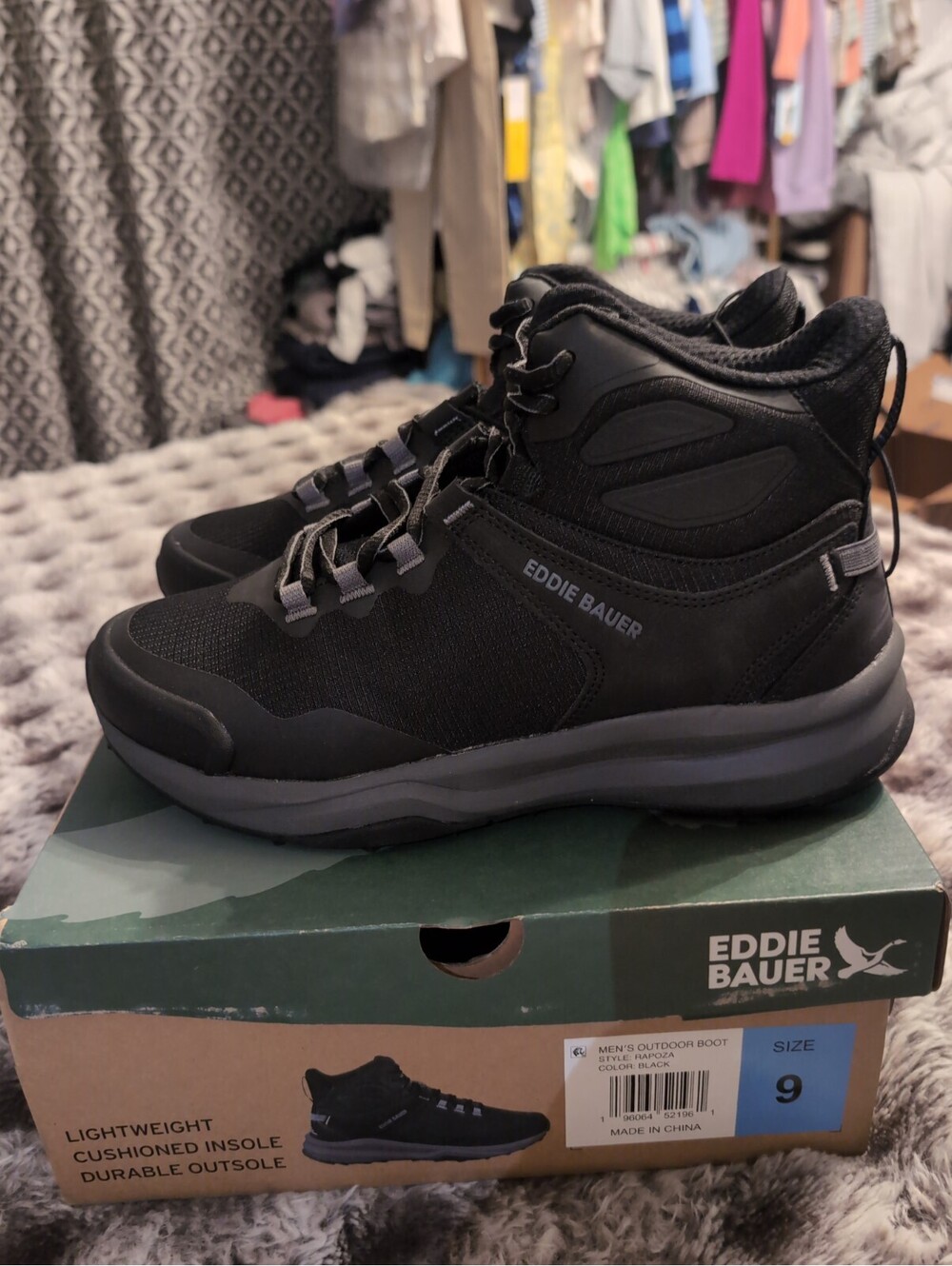 Eddie Bauer Men's Rapoza Outdoor Boot Size 9 New In Box